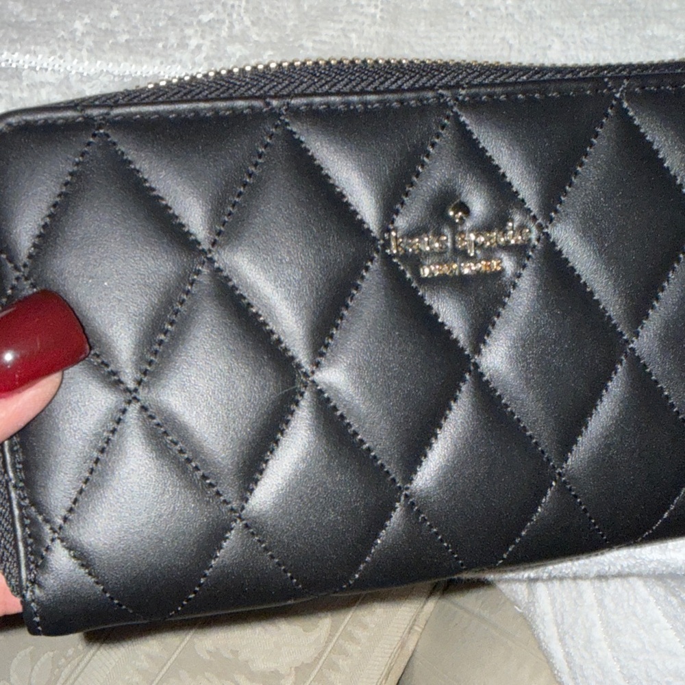 NWOT Kate Spade Quilted Black Shoulder Bag Set - Picture 7 of 8